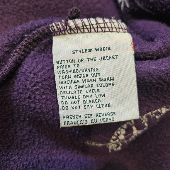 Northern Reflections Deep Purple Fleece Jacket ๐๐ - Picture 9 of 10